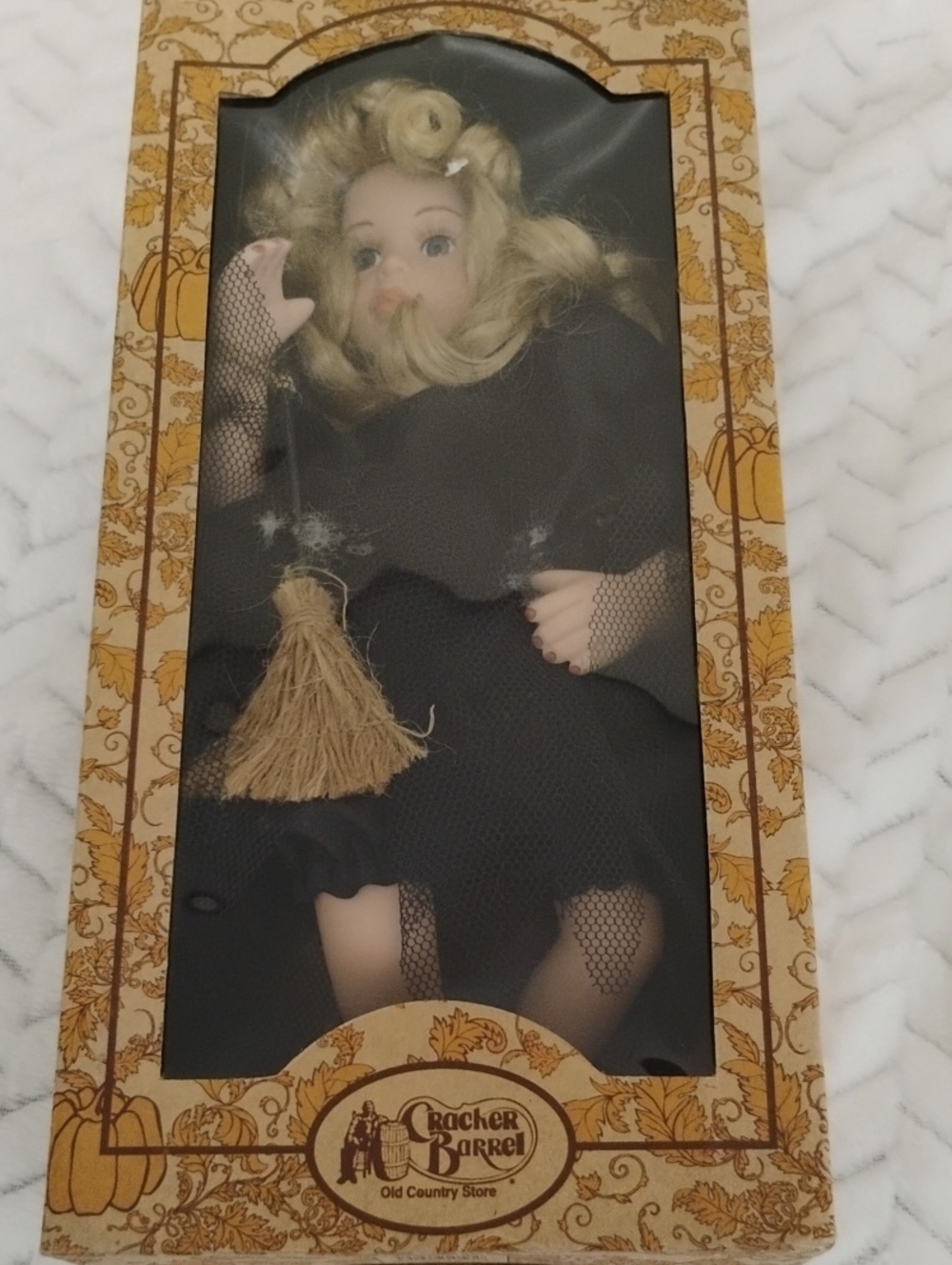 Cracker Barrel  Witch Doll Halloween Decoration